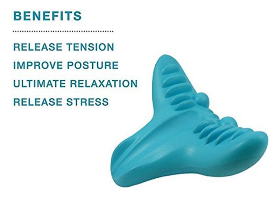 New Authentic C-Rest Neck Massage Neck and Shoulder Correction Pain Relief Pillow Release Tension Comfortable